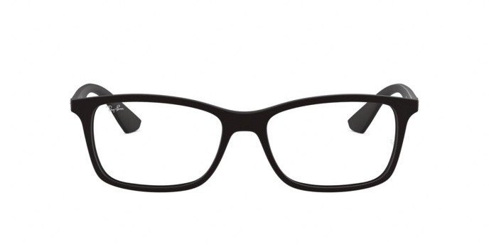 Eyeglasses Ray-Ban RX 7047 (5196) - RB 7047 5196 color matte black shape rectangle lenses demo lens