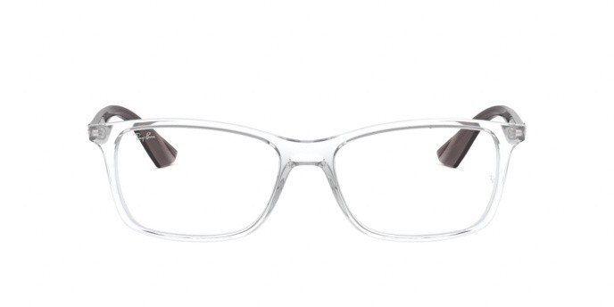 Eyeglasses Ray-Ban RX 7047 (5768) - RB 7047 5768 color trasparent shape rectangle lenses demo lens