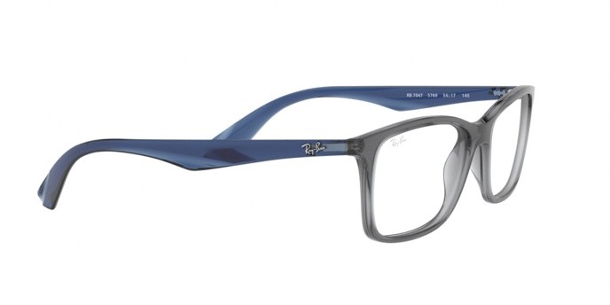 Occhiali da vista Ray-Ban RX 7047 (5769) - RB 7047 5769 colore trasparent grey forma rettangolare lenti demo lens