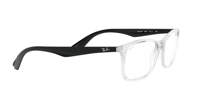 Eyeglasses Ray-Ban RX 7047 (5943) - RB 7047 5943 color transparent shape square lenses demo lens