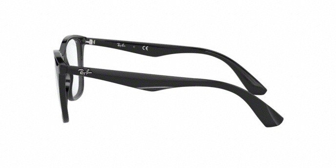 Occhiali da vista Ray-Ban RX 7066 (2000) - RB 7066 2000 colore shiny black forma quadrato lenti demo lens
