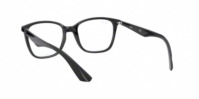 Occhiali da vista Ray-Ban RX 7066 (2000) - RB 7066 2000 colore shiny black forma quadrato lenti demo lens