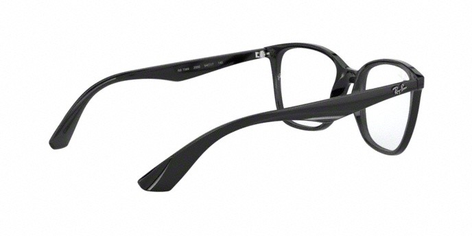 Occhiali da vista Ray-Ban RX 7066 (2000) - RB 7066 2000 colore shiny black forma quadrato lenti demo lens