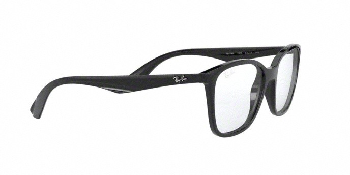 Occhiali da vista Ray-Ban RX 7066 (2000) - RB 7066 2000 colore shiny black forma quadrato lenti demo lens