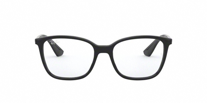 Occhiali da vista Ray-Ban RX 7066 (2000) - RB 7066 2000 colore shiny black forma quadrato lenti demo lens