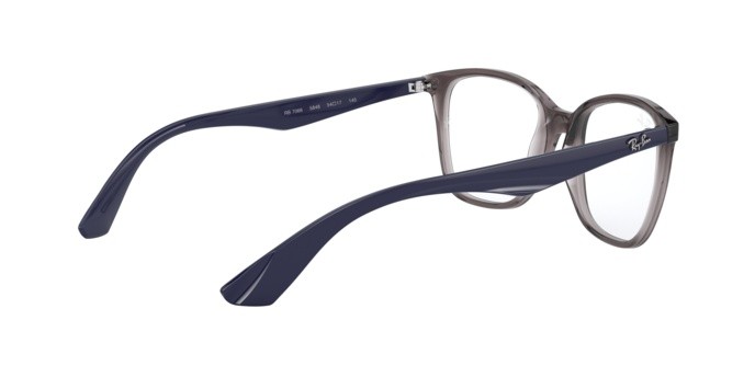 Brillen Ray-Ban RX 7066 (5848) - RB 7066 5848 farbe transparent grey form quadratisch gläser demo lens