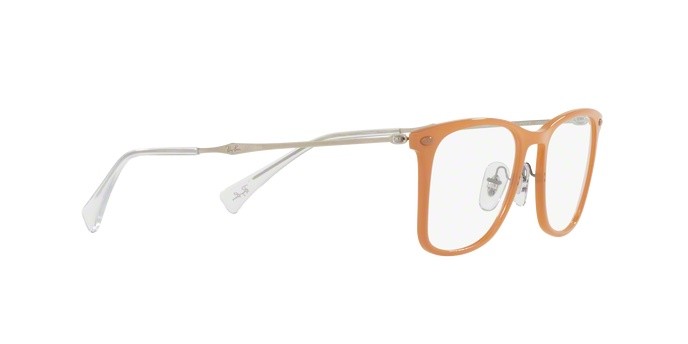 Brillen Ray-Ban RX 7086 (5642) - RB 7086 5642 farbe light brown form quadratisch gläser demo lens