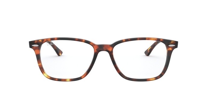Eyeglasses Ray-Ban RX 7119 (5947) - RB 7119 5947 color havana opal brown shape square lenses demo lens