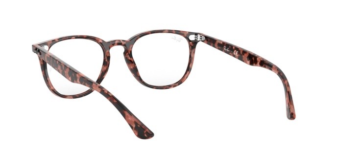 Eyeglasses Ray-Ban RX 7159 (8064) - RB 7159 8064 color shiny pink havana shape pantos lenses demo lens