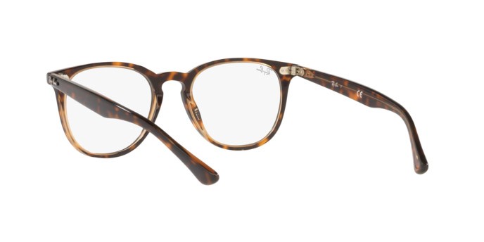 Brillen Ray-Ban RX 7159 (8109) - RB 7159 8109 farbe havana on transparent brown form pantos gläser demo lens