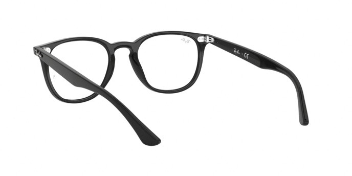 Eyeglasses Ray-Ban RX 7159F (2000) - RB 7159F 2000 color black shape square lenses demo lens