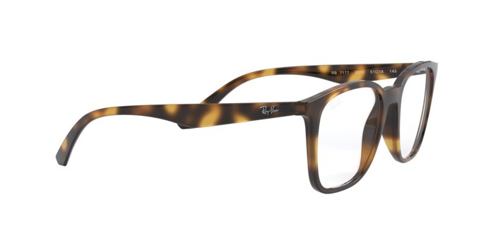Brillen Ray-Ban RX 7177 (2012) - RB 7177 2012 farbe havana form quadratisch gläser demo lens