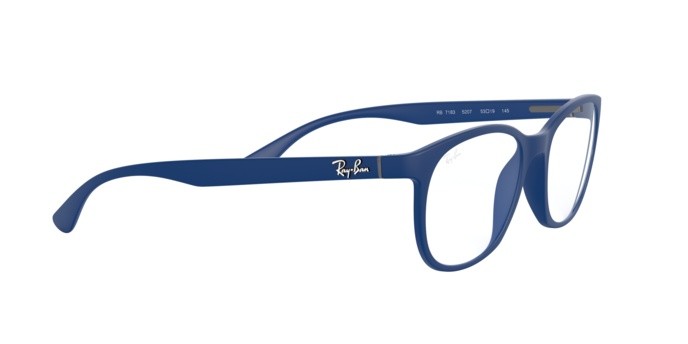 Occhiali da vista Ray-Ban RX 7183 (5207) - RB 7183 5207 colore sand blue forma quadrato lenti demo lens