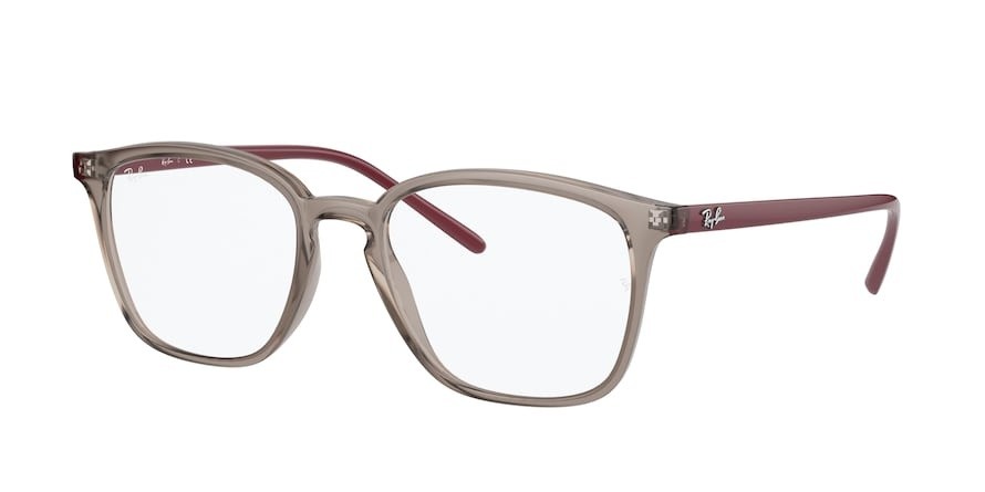 Occhiali da vista Ray-Ban RX 7185 (8083) - RB 7185 8083 colore transparent grey forma quadrato lenti demo lens