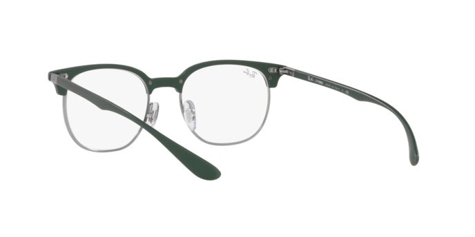 Brillen Ray-Ban RX 7186 (8062) - RB 7186 8062 farbe sand green form quadratisch gläser demo lens