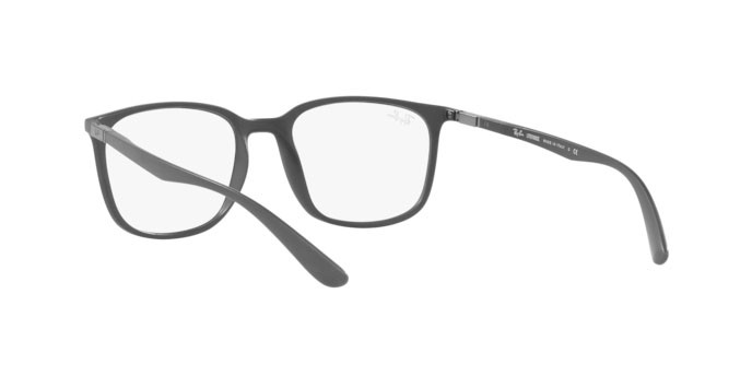 Eyeglasses Ray-Ban RX 7199 (5521) - RB 7199 5521 color sand grey shape square lenses demo lens