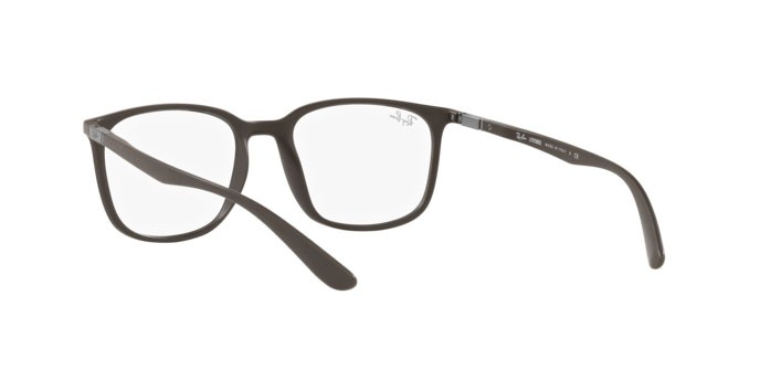 Occhiali da vista Ray-Ban RX 7199 (8063) - RB 7199 8063 colore sand brown forma quadrato lenti demo lens
