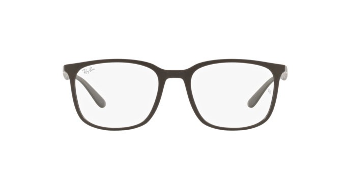 Occhiali da vista Ray-Ban RX 7199 (8063) - RB 7199 8063 colore sand brown forma quadrato lenti demo lens