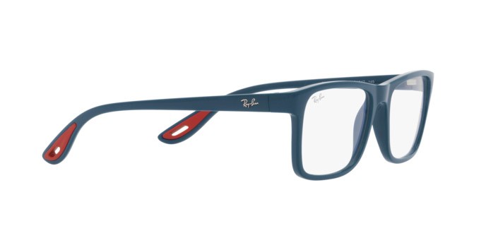 Brillen Ray-Ban Scuderia Ferrari Collection RX 7205M (F669) - RB 7205M F669 farbe blue vallarta form rechteckig gläser demo lens