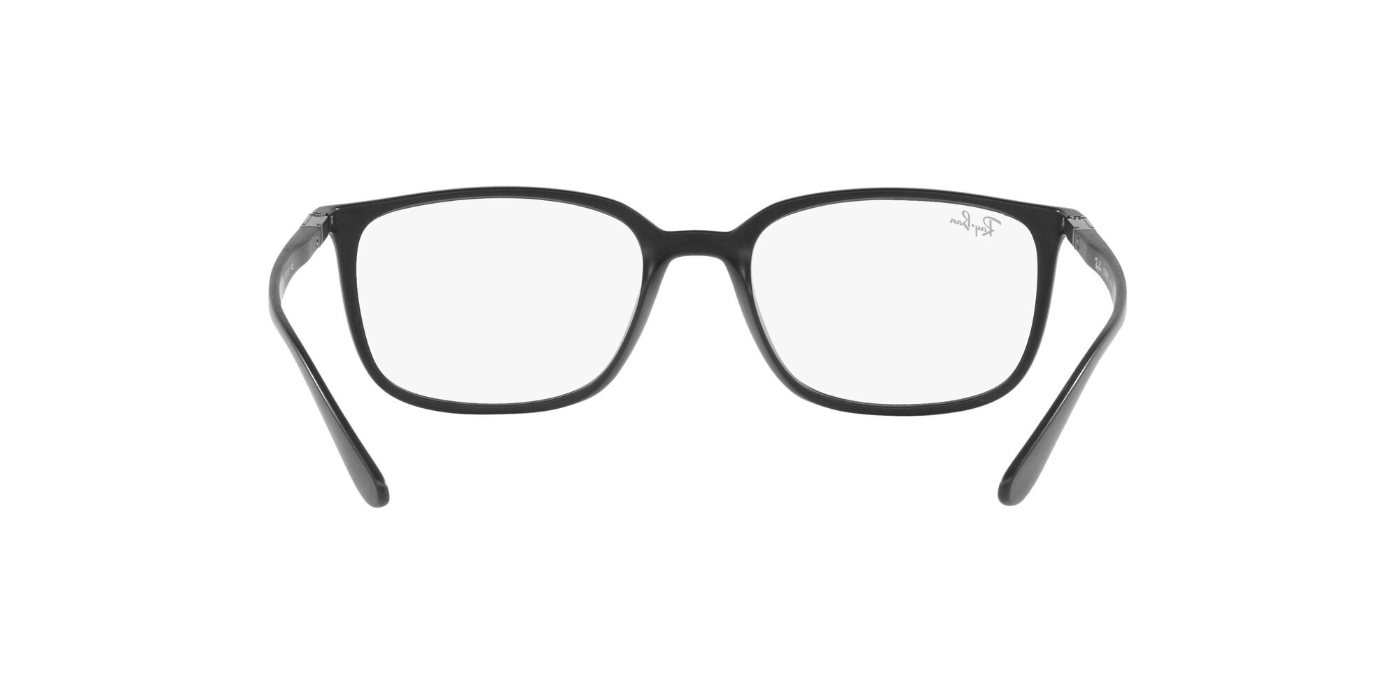 Occhiali da vista Ray-Ban RX 7208 (5204) - RB 7208 5204 colore nero opaco forma quadrato lenti lente demo