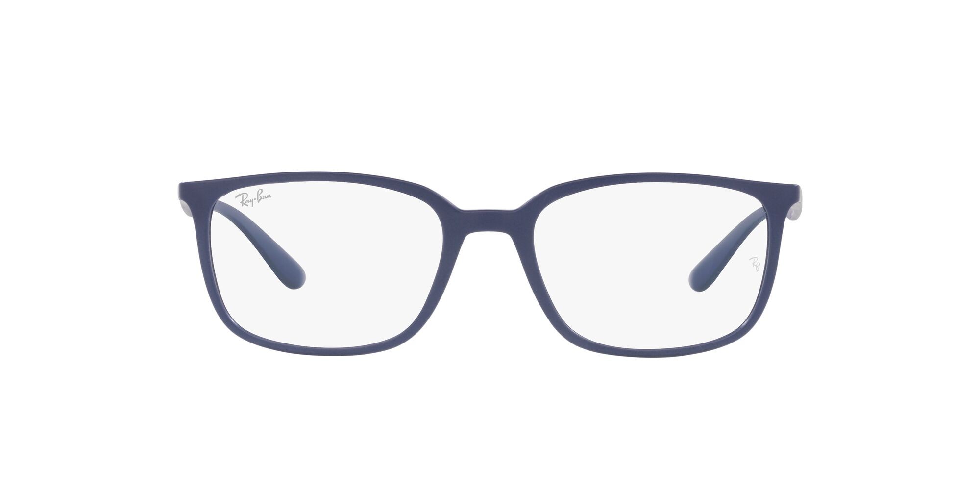 Occhiali da vista Ray-Ban RX 7208 (5207) - RB 7208 5207 colore blu opaco forma quadrato lenti lente demo