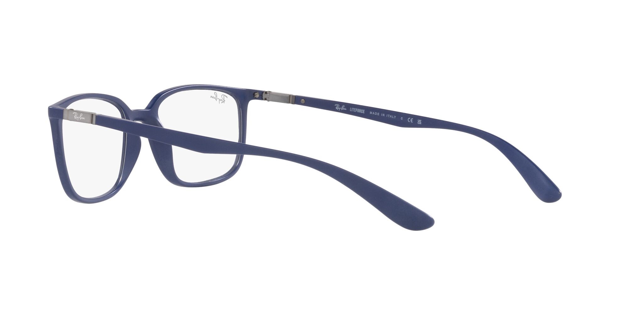 Occhiali da vista Ray-Ban RX 7208 (5207) - RB 7208 5207 colore blu opaco forma quadrato lenti lente demo