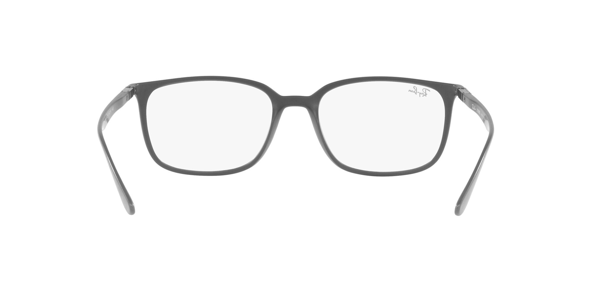 Occhiali da vista Ray-Ban RX 7208 (5521) - RB 7208 5521 colore grigio opaco forma quadrato lenti lente demo