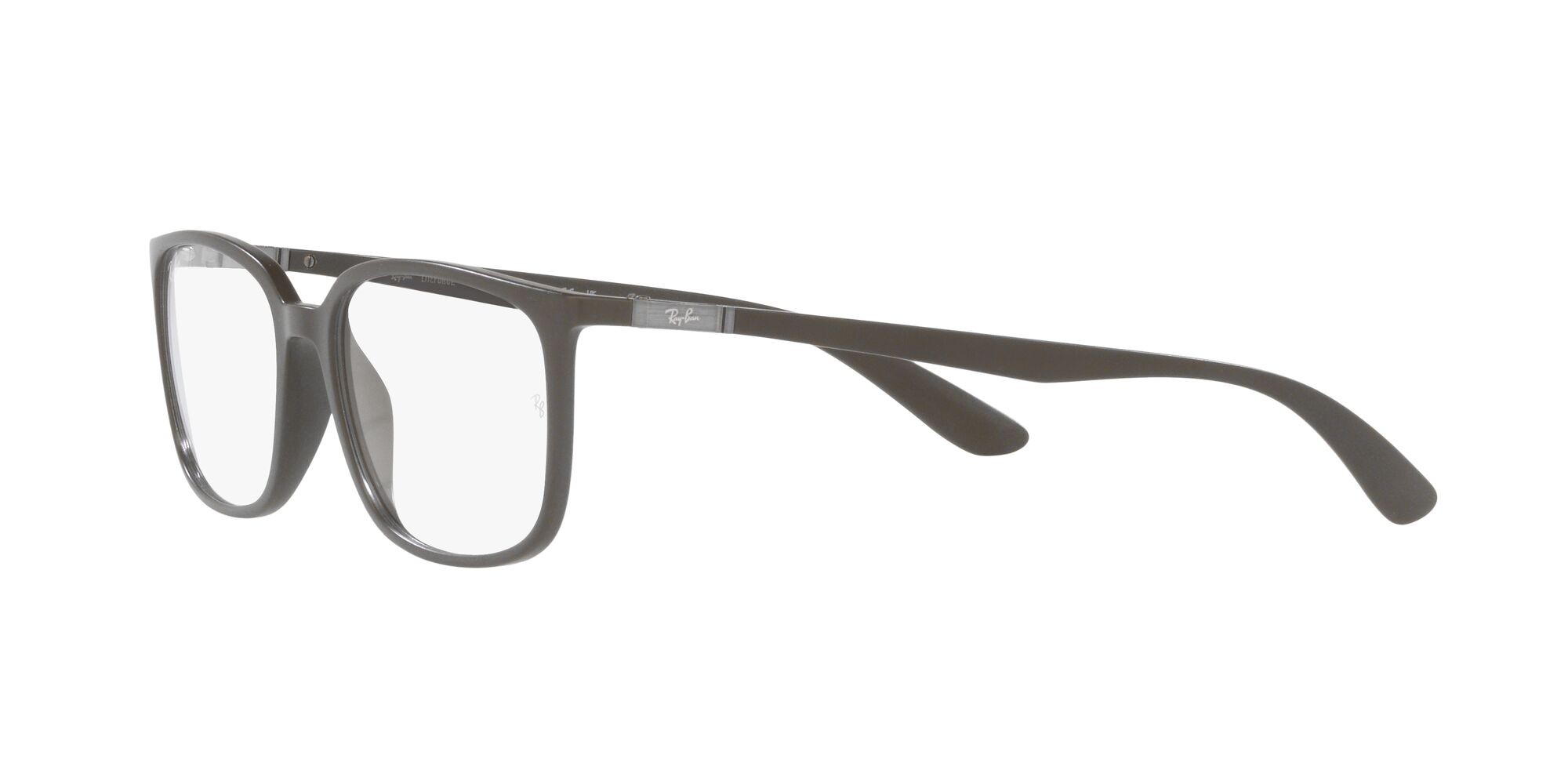 Occhiali da vista Ray-Ban RX 7208 (8063) - RB 7208 8063 colore marrone opaco forma quadrato lenti lente demo
