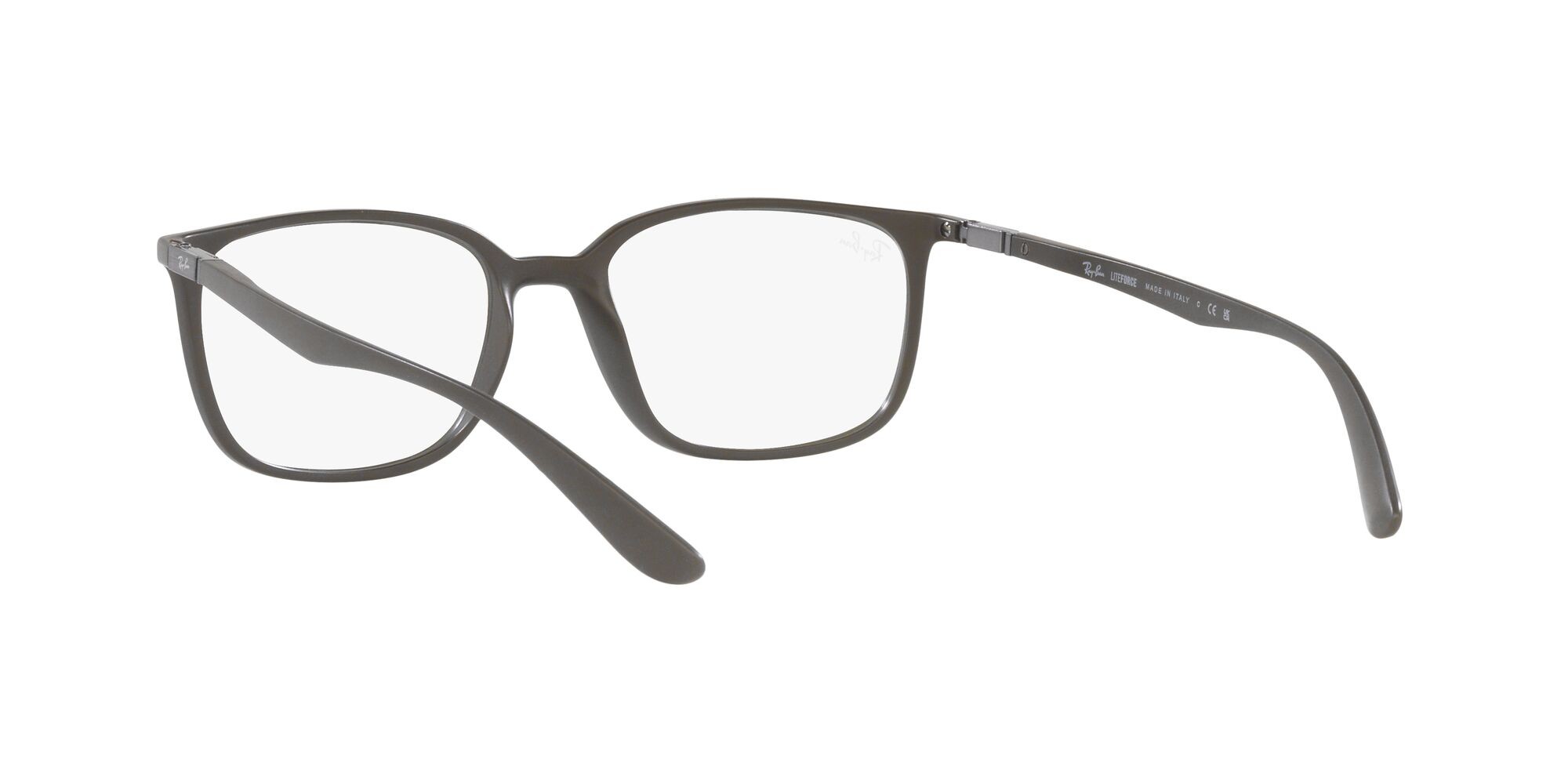 Occhiali da vista Ray-Ban RX 7208 (8063) - RB 7208 8063 colore marrone opaco forma quadrato lenti lente demo