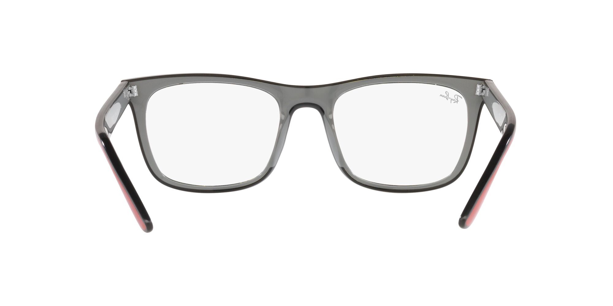 Brillen Ray-Ban RX 7209 (8212) - RB 7209 8212 farbe red black grey form quadratisch gläser lente demo