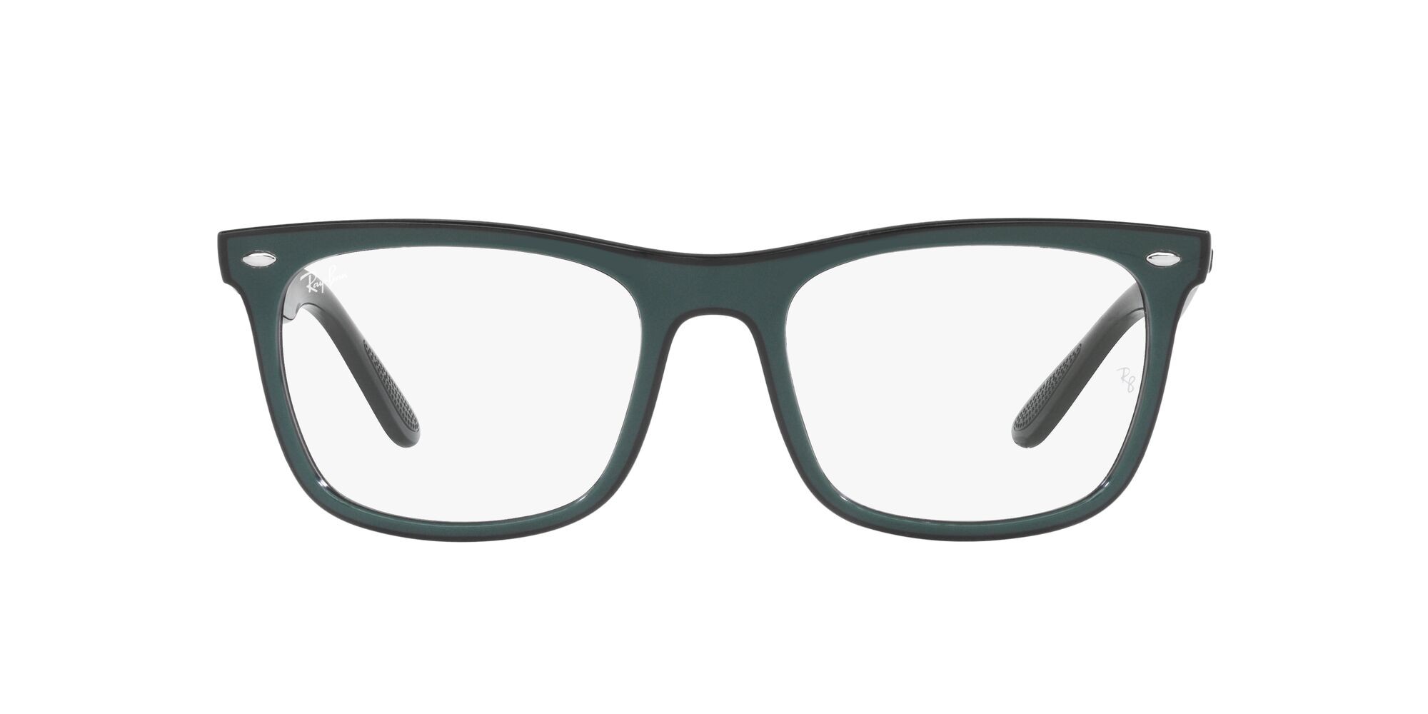 Occhiali da vista Ray-Ban RX 7209 (8214) - RB 7209 8214 colore green black black forma quadrato lenti lente demo