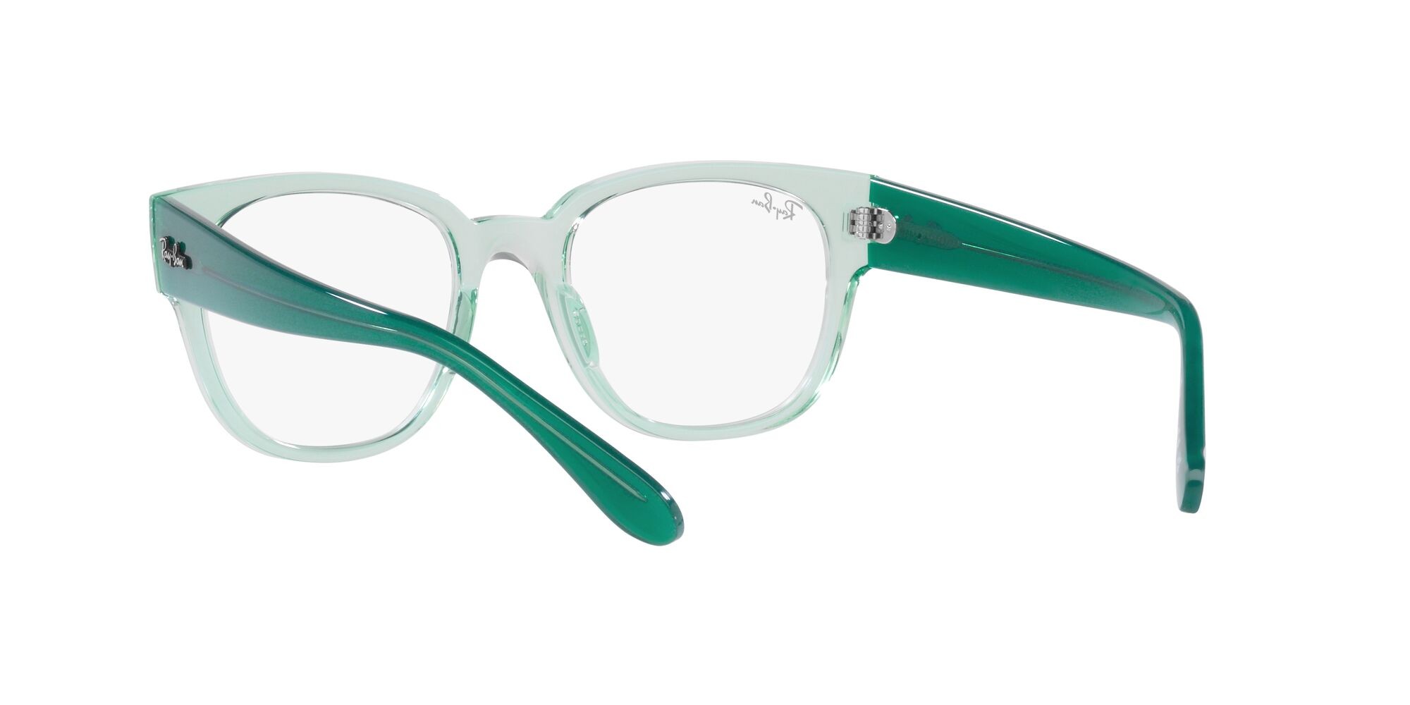 Brillen Ray-Ban RX 7210 (8202) - RB 7210 8202 farbe verde trasparente form quadratisch gläser lente demo