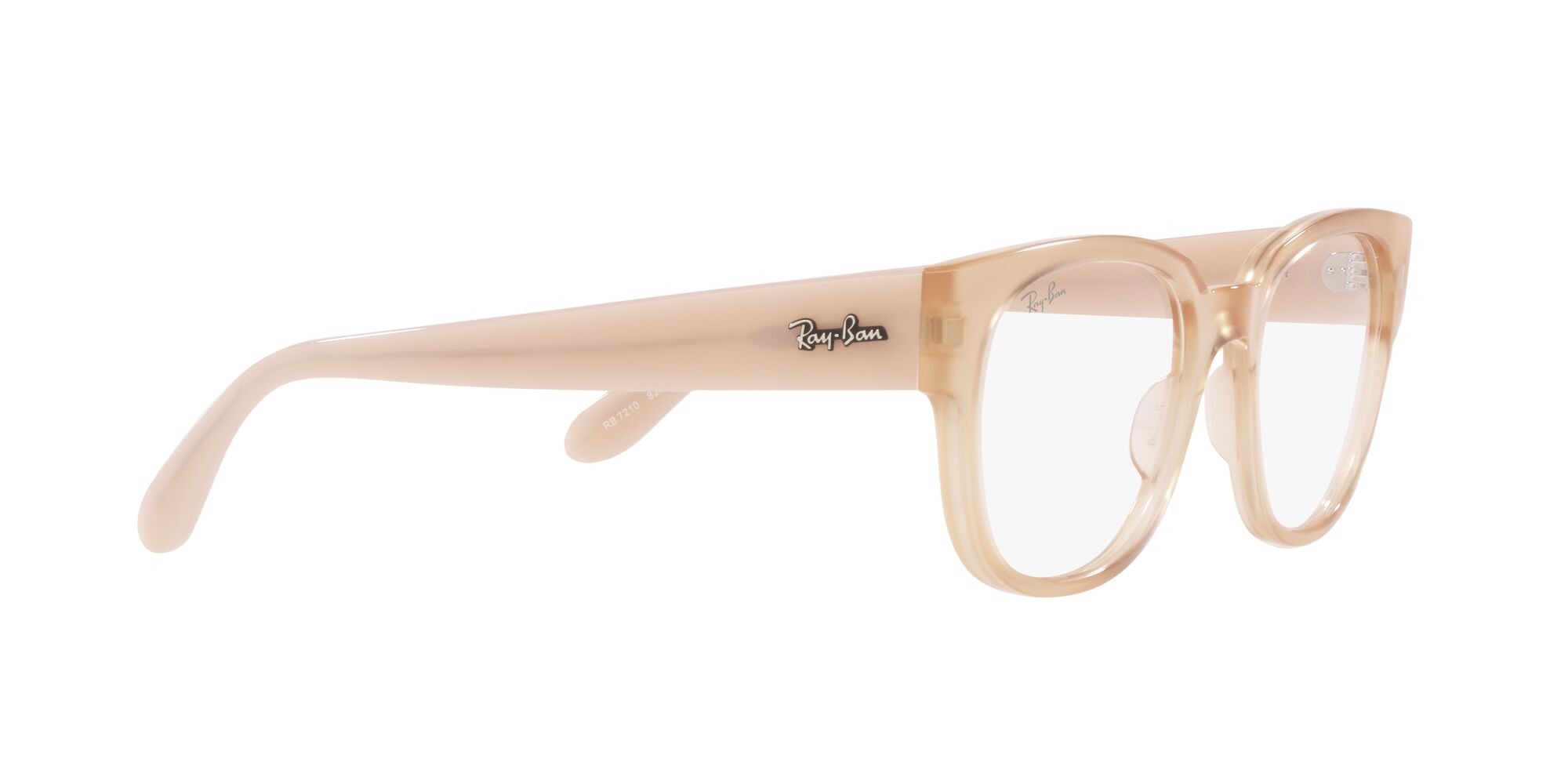 Eyeglasses Ray-Ban RX 7210 (8203) - RB 7210 8203 color alabastro shape square lenses lente demo