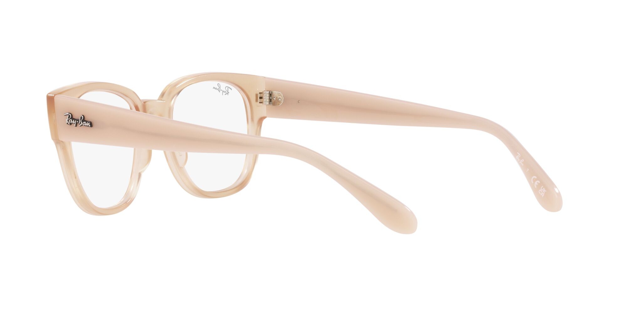 Eyeglasses Ray-Ban RX 7210 (8203) - RB 7210 8203 color alabastro shape square lenses lente demo
