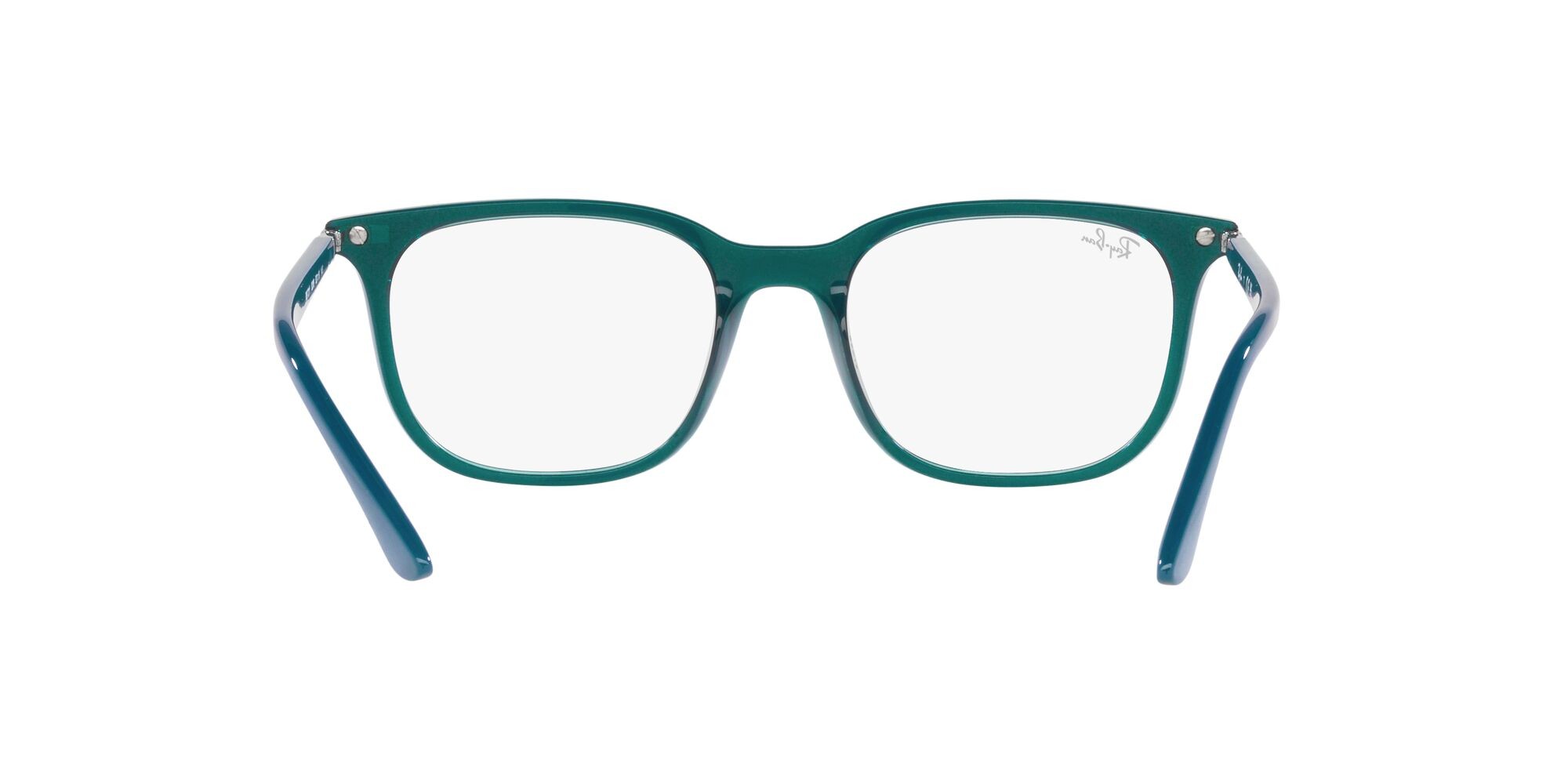 Eyeglasses Ray-Ban RX 7211 (8206) - RB 7211 8206 color turchese trasparente shape square lenses lente demo