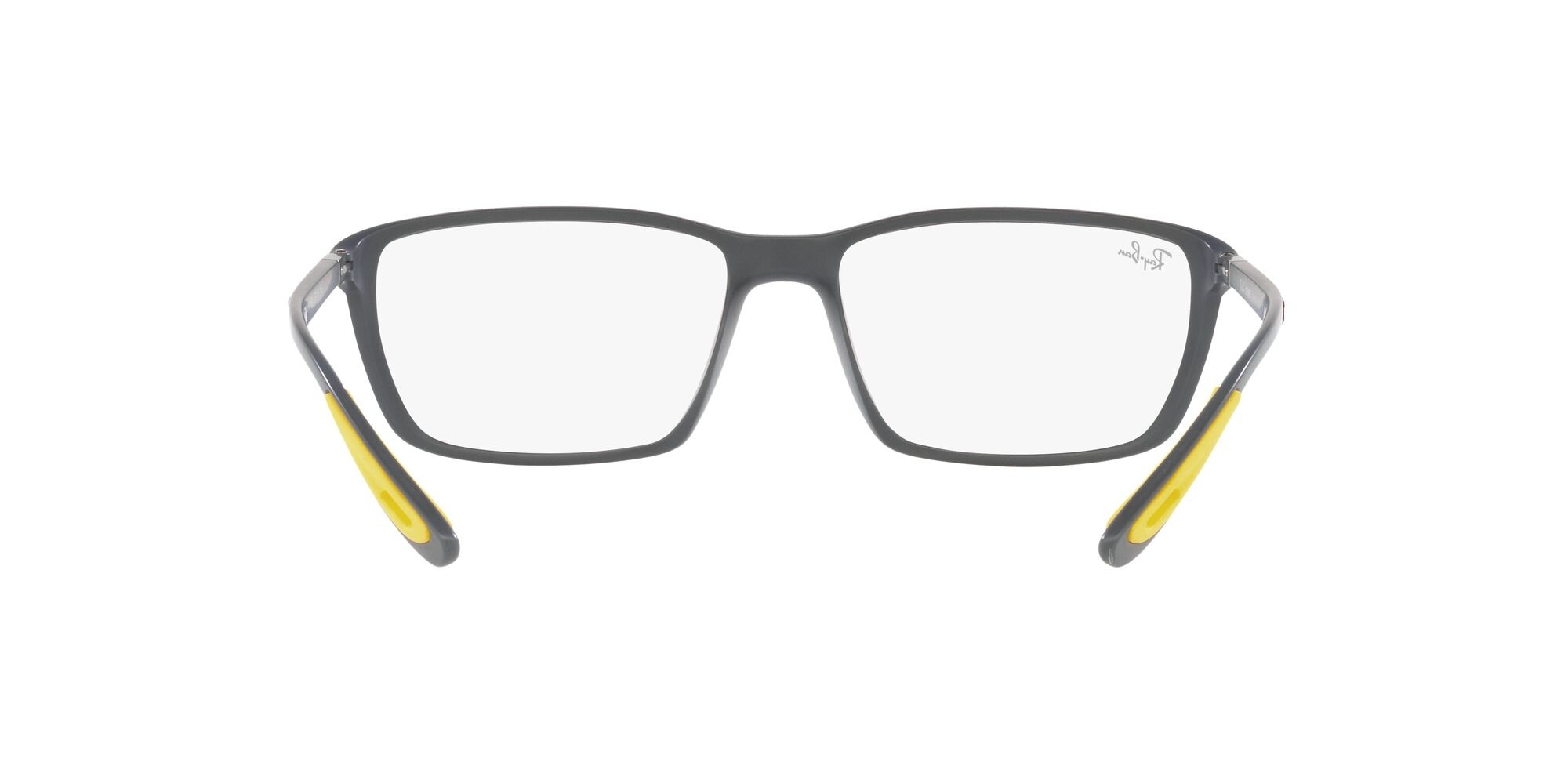 Brillen Ray-Ban Scuderia Ferrari RX 7213M (F608) - RB 7213M F608 farbe grigio opaco form quadratisch gläser lente demo