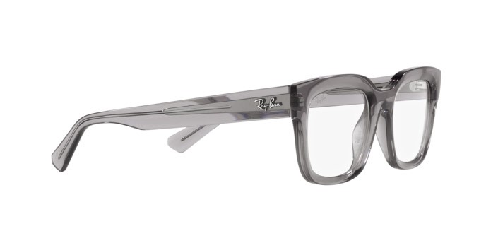 Eyeglasses Ray-Ban Chad RX 7217 (8263) - RB 7217 8263 color grigio trasparente shape rectangle lenses trasparente
