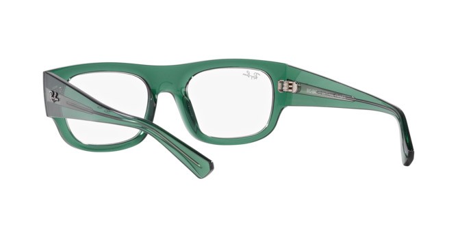 Brillen Ray-Ban Kristin RX 7218 (8262) - RB 7218 8262 farbe verde trasparente form rechteckig gläser trasparente