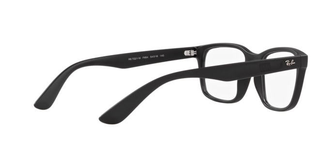 Brillen Ray-Ban Scuderia Ferrari RX 7221M (F684) - RB 7221M F684 farbe nero form quadratisch gläser trasparente