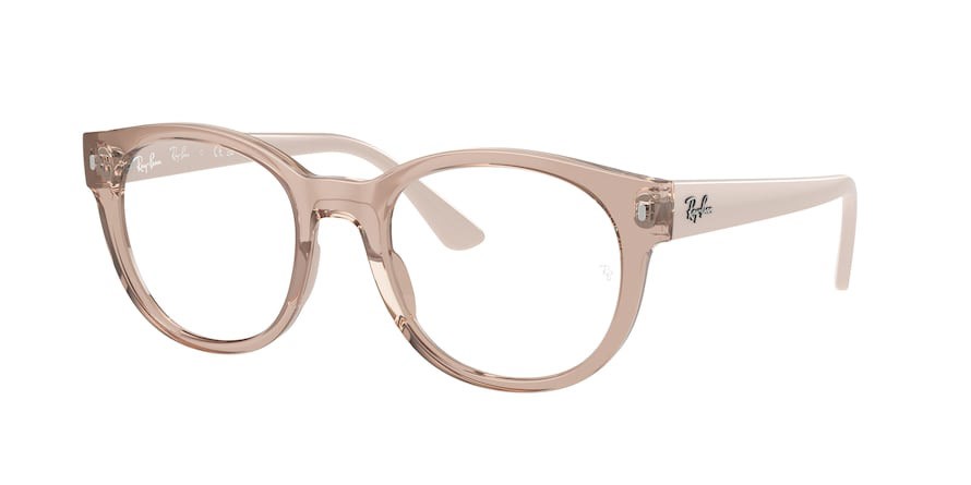 Brillen Ray-Ban RX 7227 (8203) - RB 7227 8203 farbe alabastro form quadratisch gläser trasparente