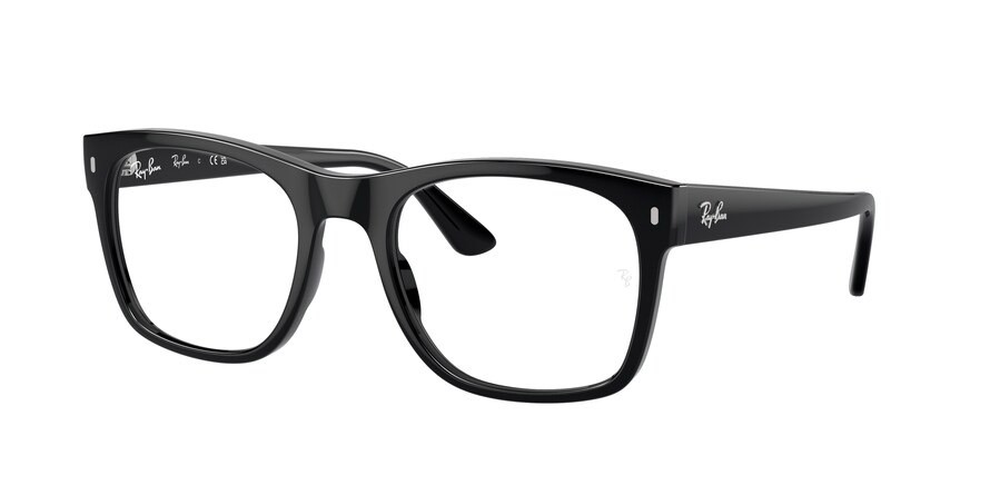Occhiali da vista Ray-Ban RX 7228 (2000) - RB 7228 2000 colore nero forma quadrato lenti trasparente