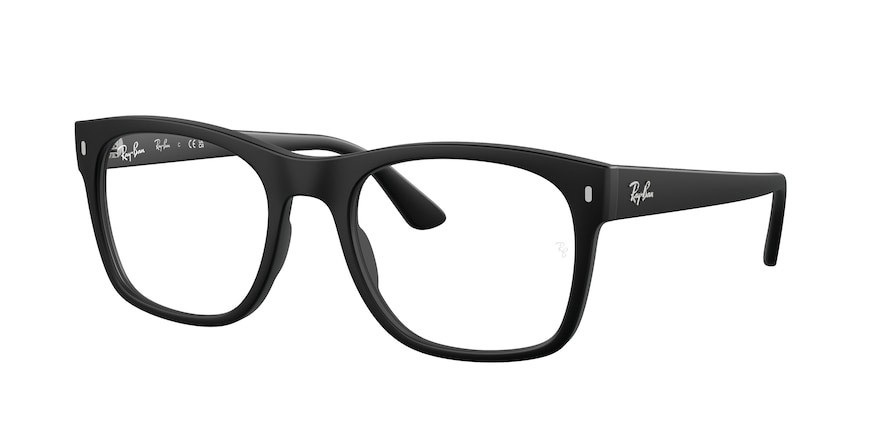 Eyeglasses Ray-Ban RX 7228 (2477) - RB 7228 2477 color nero shape square lenses trasparente
