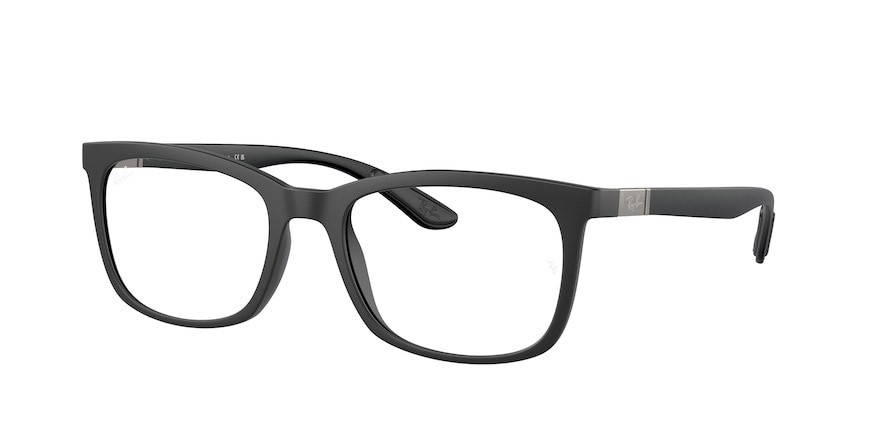 Occhiali da vista Ray-Ban RX 7230 (5204) - RB 7230 5204 colore sabbia nero forma quadrato lenti trasparente