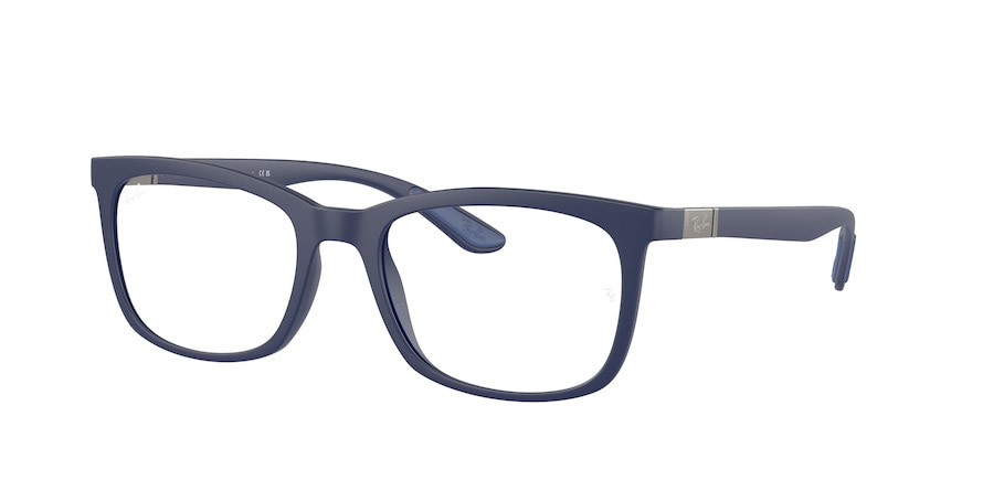 Occhiali da vista Ray-Ban RX 7230 (5207) - RB 7230 5207 colore sabbia blu forma quadrato lenti trasparente