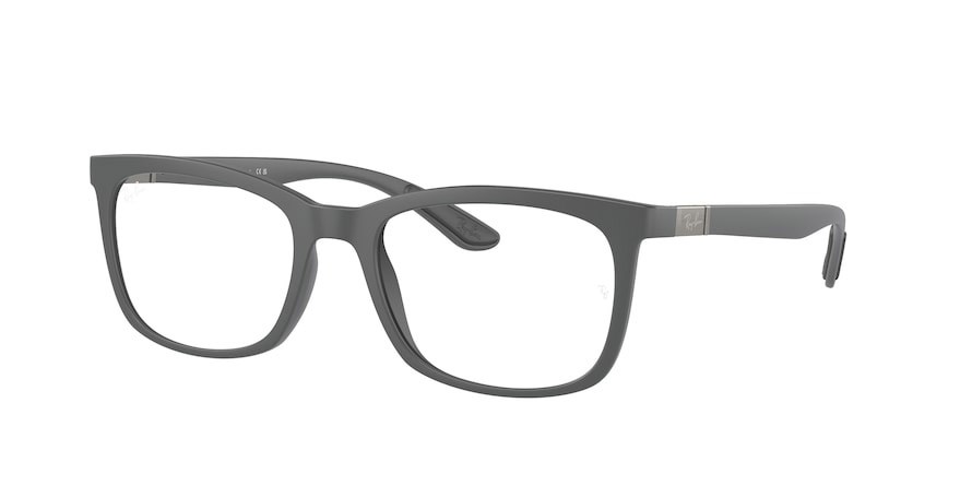 Eyeglasses Ray-Ban RX 7230 (5521) - RB 7230 5521 color sabbia grigio shape square lenses trasparente