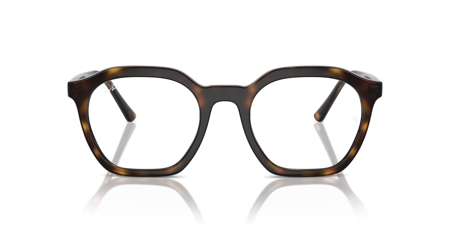 Occhiali da vista Ray-Ban Alice RX 7238 (2012) - RB 7238 2012 colore havana forma irregolare lenti trasparente