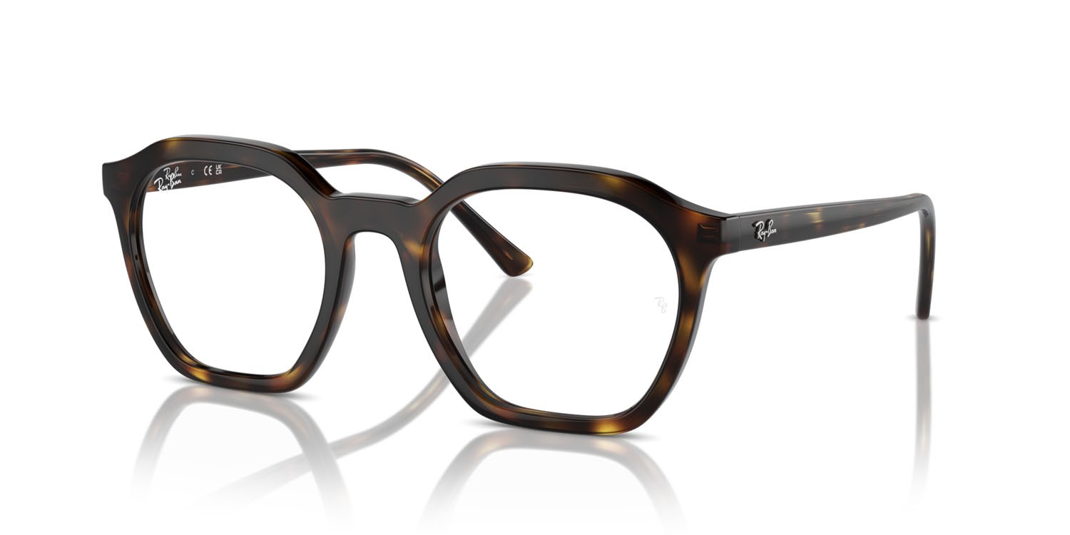 Occhiali da vista Ray-Ban Alice RX 7238 (2012) - RB 7238 2012 colore havana forma irregolare lenti trasparente