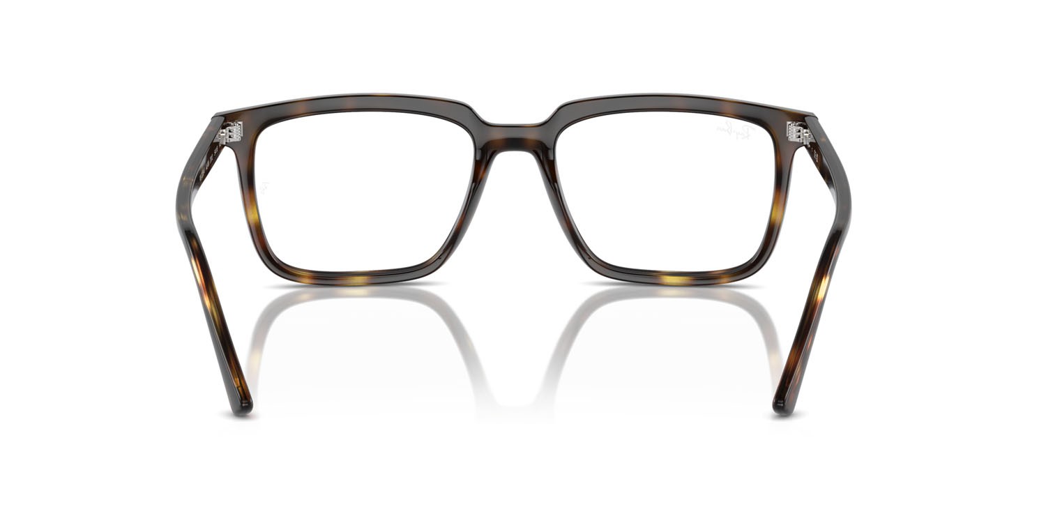 Occhiali da vista Ray-Ban Alain RX 7239 (2012) - RB 7239 2012 colore havana forma rettangolare lenti trasparente