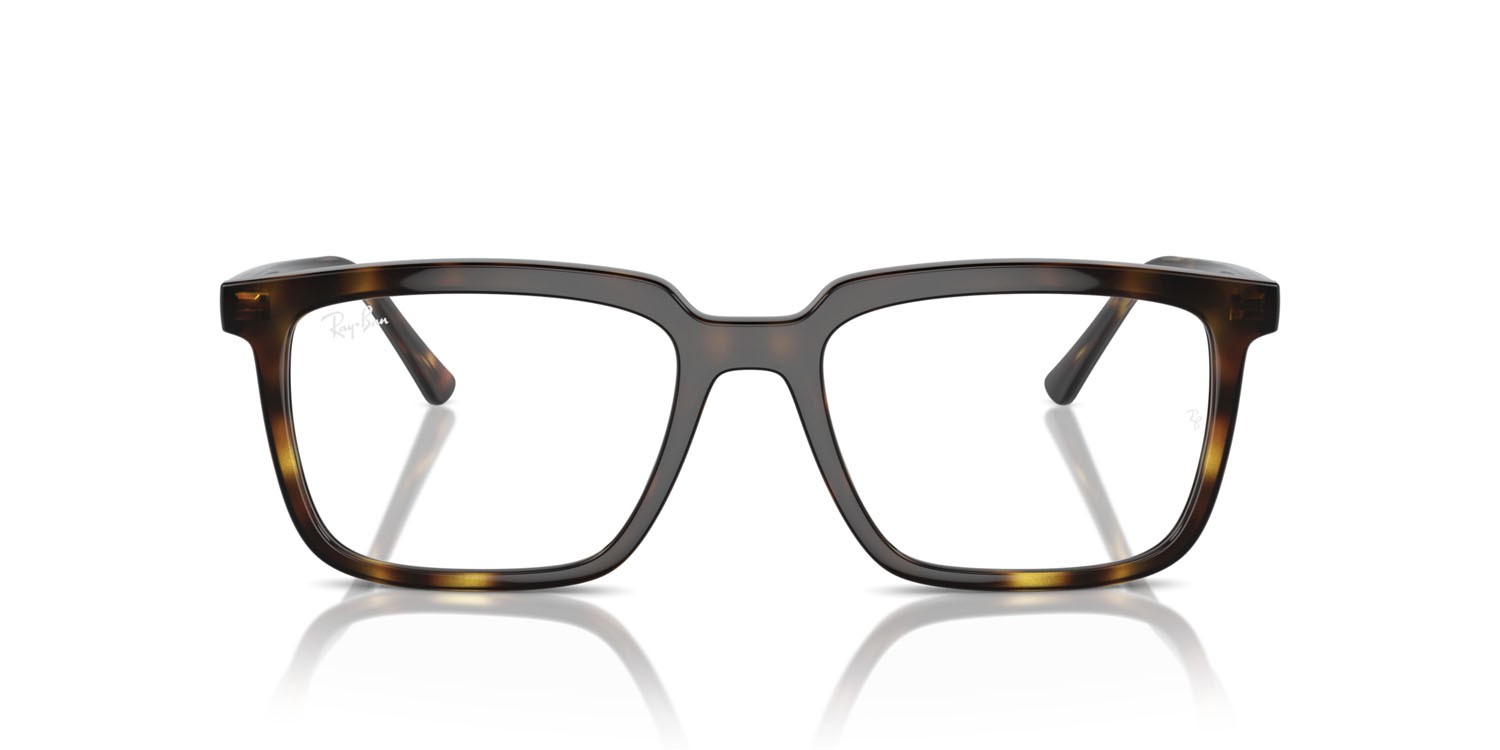 Occhiali da vista Ray-Ban Alain RX 7239 (2012) - RB 7239 2012 colore havana forma rettangolare lenti trasparente
