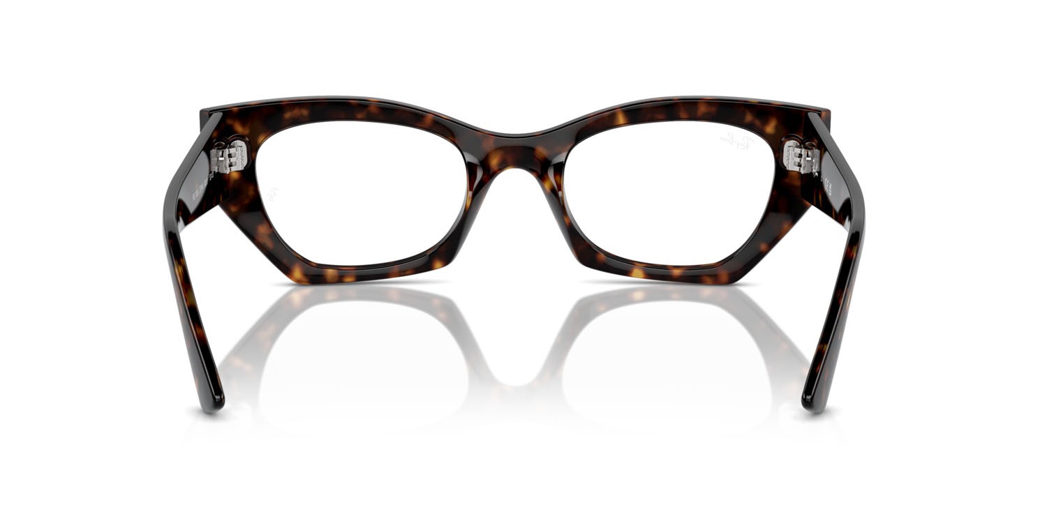 Occhiali da vista Ray-Ban Zena RX 7330 (8320) - RB 7330 8320 colore havana forma irregolare lenti trasparente